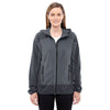 North End Women's Carbon/Black Polartec Active Jacket