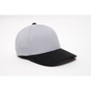 Pacific Headwear Silver/Black Universal Wool Cap
