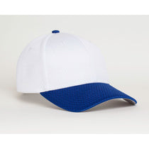 Pacific Headwear White/Royal Universal Fitted Coolport Mesh Cap