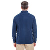 UltraClub Men's Navy Cool & Dry Full-Zip Microfleece