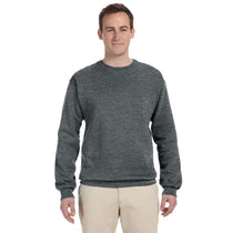 Fruit of the Loom Men's Athletic Heather 12 oz. Supercotton Fleece Crew