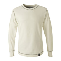 J. America Men's Vintage White/Charcoal Vintage Long Sleeve Thermal T-Shirt