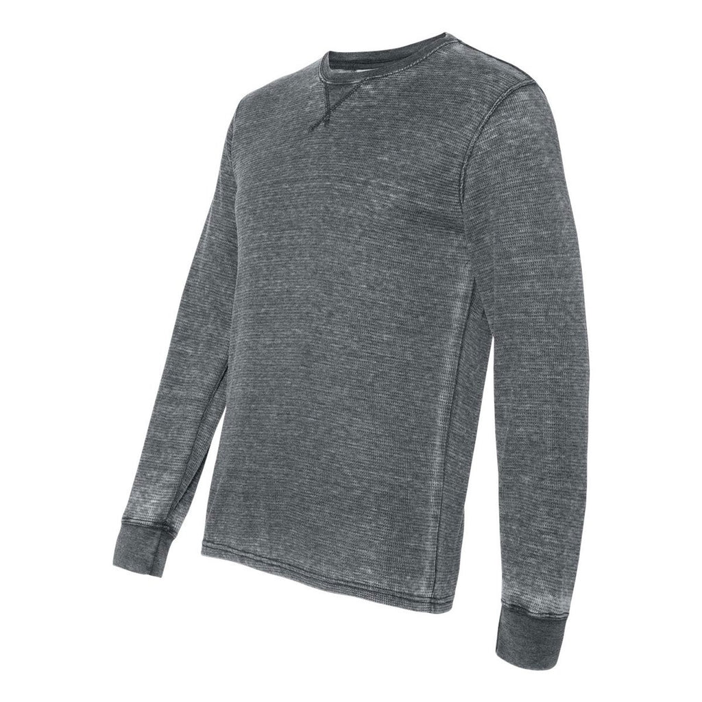 J. America Men's Dark Smoke Vintage Zen Thermal Long Sleeve T-Shirt