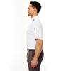 UltraClub Men's White/Grey Cool & Dry Sport Polo