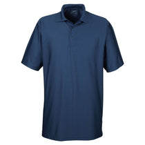 UltraClub Men's Navy Cool & Dry Elite Tonal Stripe Performance Polo