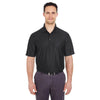 UltraClub Men's Black Tall Cool & Dry Elite Performance Polo