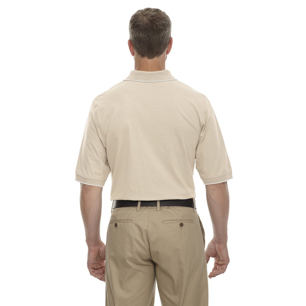 Extreme Men's Sand Cotton Jersey Polo