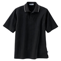 Extreme Men's Black Edry Needle-Out Interlock Polo
