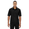 Extreme Men's Black Edry Needle-Out Interlock Polo