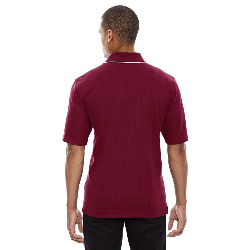 Extreme Men's Crimson Edry Needle-Out Interlock Polo