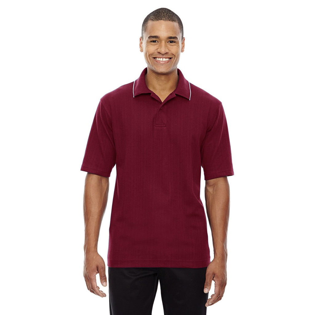 Extreme Men's Crimson Edry Needle-Out Interlock Polo