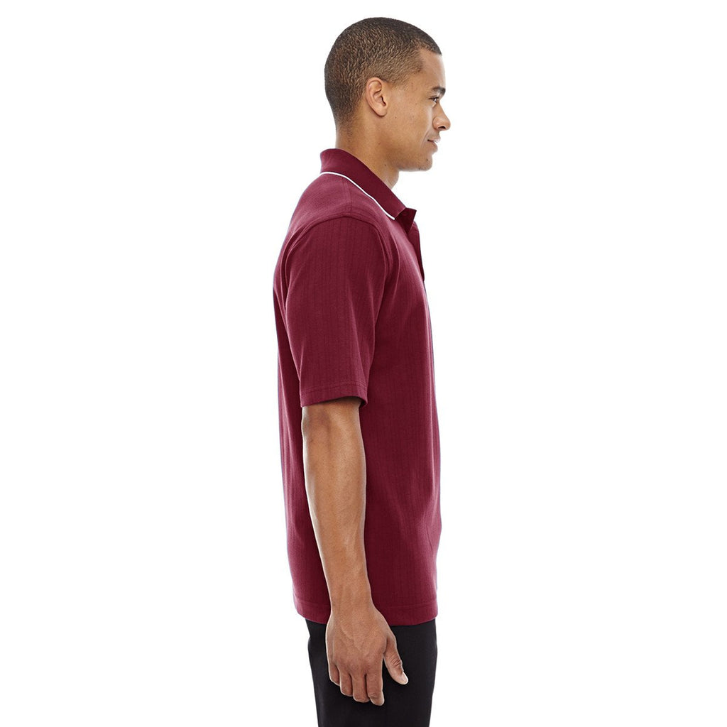 Extreme Men's Crimson Edry Needle-Out Interlock Polo