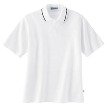 Extreme Men's White Edry Needle-Out Interlock Polo