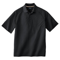 Extreme Men's Black Eperformance Pique Polo
