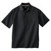 Extreme Men's Black Eperformance Pique Polo