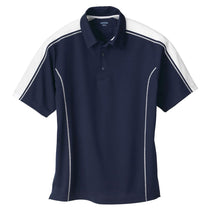 Extreme Men's Classic Navy/White Eperformance Pique Colorblock Polo
