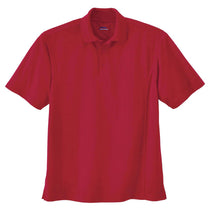 Extreme Men's Classic Red Eperformance Jacquard Pique Polo