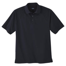 Extreme Men's Black Eperformance Ottoman Textured Polo