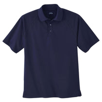 Extreme Men's Classic Navy Eperformance Ottoman Textured Polo