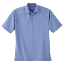 Extreme Men's Riviera Blue Eperformance Ottoman Textured Polo