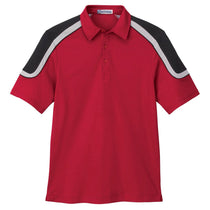 Extreme Men's Classic Red Edry Colorblock Polo
