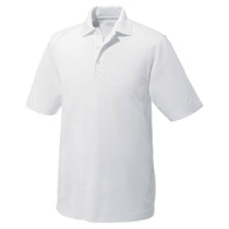 Extreme Men's White Tall Eperformance Shield Snag Protection Short-Sleeve Polo