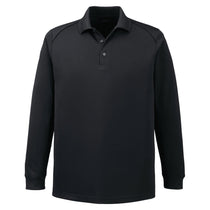 Extreme Men's Black Eperformance Snag Protection Long-Sleeve Polo