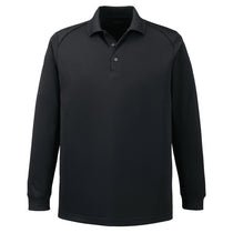 Extreme Men's Black Tall Eperformance Snag Protection Long-Sleeve Polo