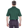 UltraClub Men's Forest Green Classic Pique Polo with Pocket