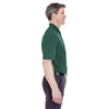 UltraClub Men's Forest Green Classic Pique Polo with Pocket