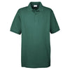 UltraClub Men's Forest Green Basic Pique Polo