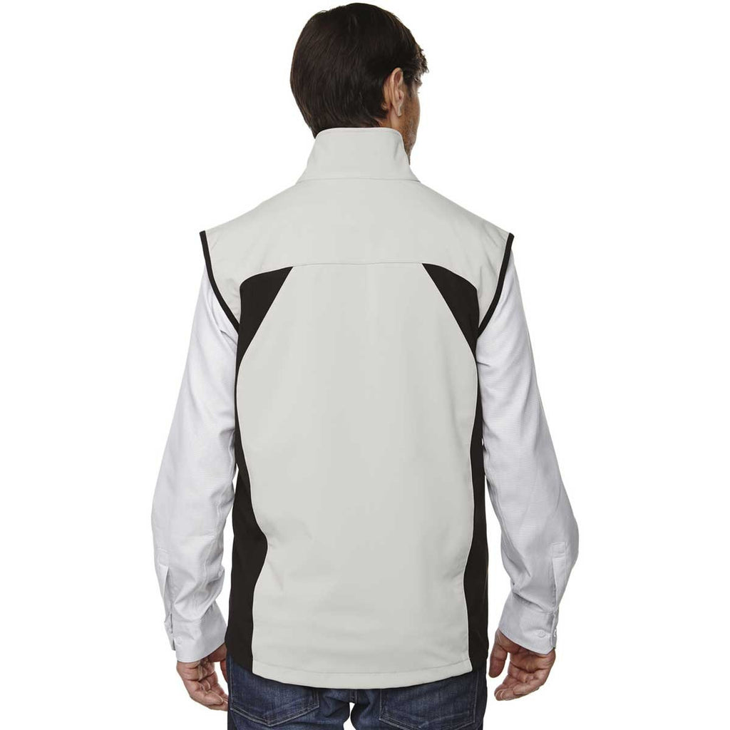 North End Men's Natural Stone Three-Layer Light Bonded Performance Vest
