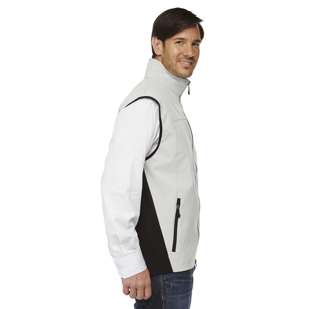 North End Men's Natural Stone Three-Layer Light Bonded Performance Vest