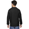 North End Men's Black V-Neck Unlined Wind Shirt
