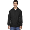 North End Men's Black V-Neck Unlined Wind Shirt