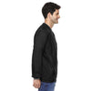 North End Men's Black V-Neck Unlined Wind Shirt