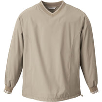 North End Men's Putty V-Neck Unlined Wind Shirt