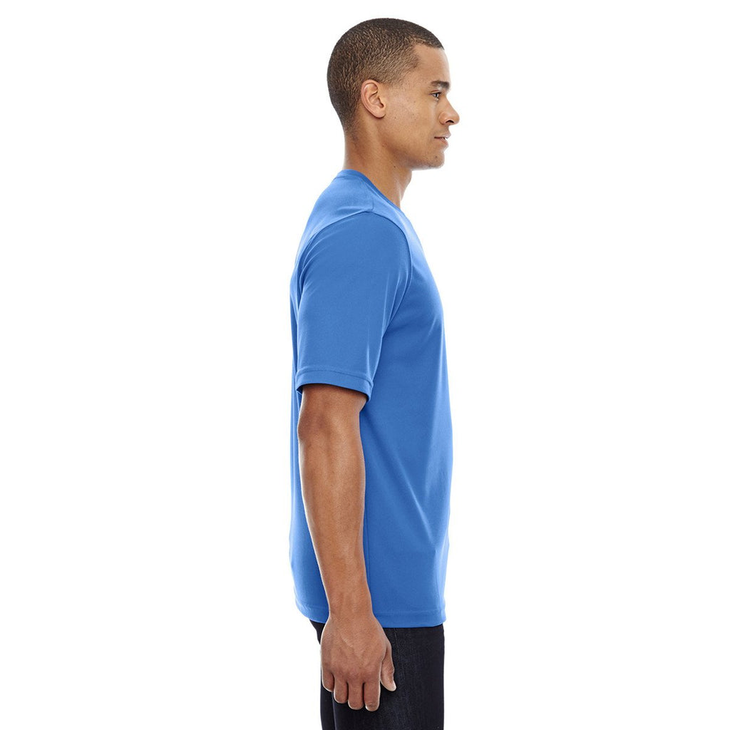 Core 365 Men's True Royal Pace Performance Pique Crewneck
