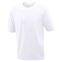 Core 365 Men's White Pace Performance Pique Crewneck