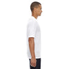 Core 365 Men's White Pace Performance Pique Crewneck