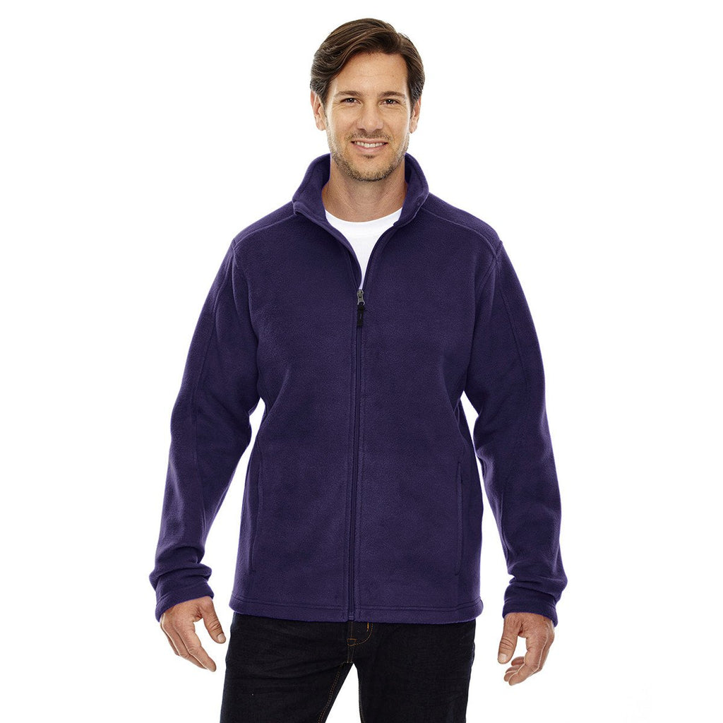 Core 365 Men's Campus Purple Journey Fleece Jacket
