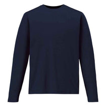 Core 365 Men's Classic Navy Agility Performance Long-Sleeve Pique Crewneck