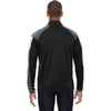 North End Men's Black Quick Performance Interlock Half-Zip Top