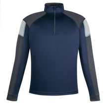 North End Men's Classic Navy Quick Performance Interlock Half-Zip Top