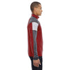 North End Men's Classic Red Quick Performance Interlock Half-Zip Top