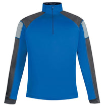 North End Men's True Royal Quick Performance Interlock Half-Zip Top