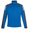 North End Men's True Royal Quick Performance Interlock Half-Zip Top