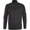 North End Men's Black Excursion Circuit Performance Half-Zip
