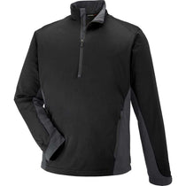 North End Men's Black Performance Stretch Wind Shirt