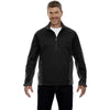 North End Men's Black Performance Stretch Wind Shirt
